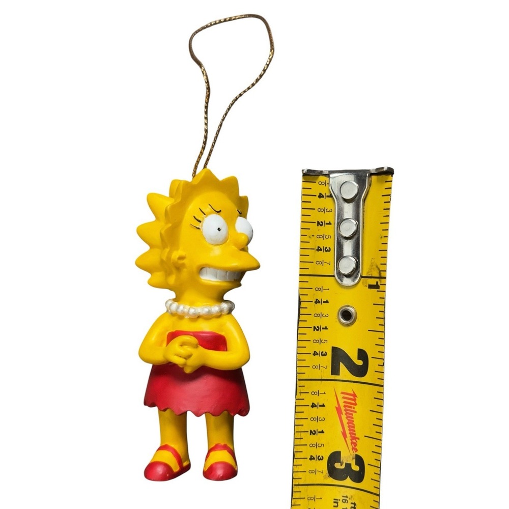2002 Fox The Simpsons Lisa Simpson Christmas‎ Ornament - Picture 5 of 5